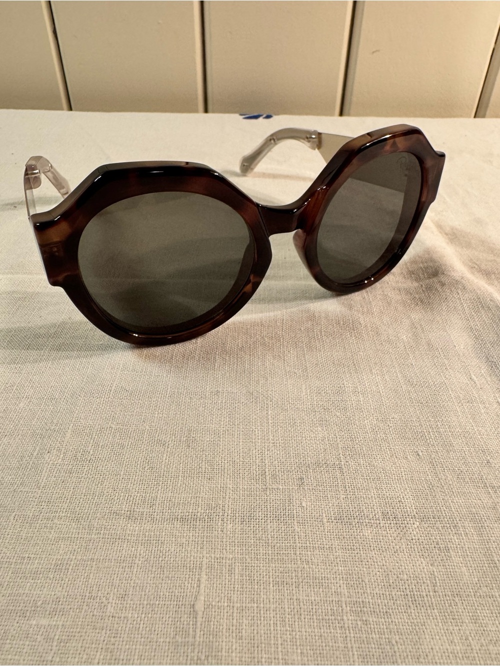 Roberto Cavalli Montelupo 1100 Sunglasses Tortoise Round Oversized Made Italy